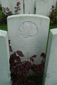 Canada Cemetery Tilloy Les Cambrai - Nadon, Eustache